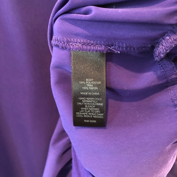 Express Purple Sleeveless Shirt Sz XS - Picture 5 of 5